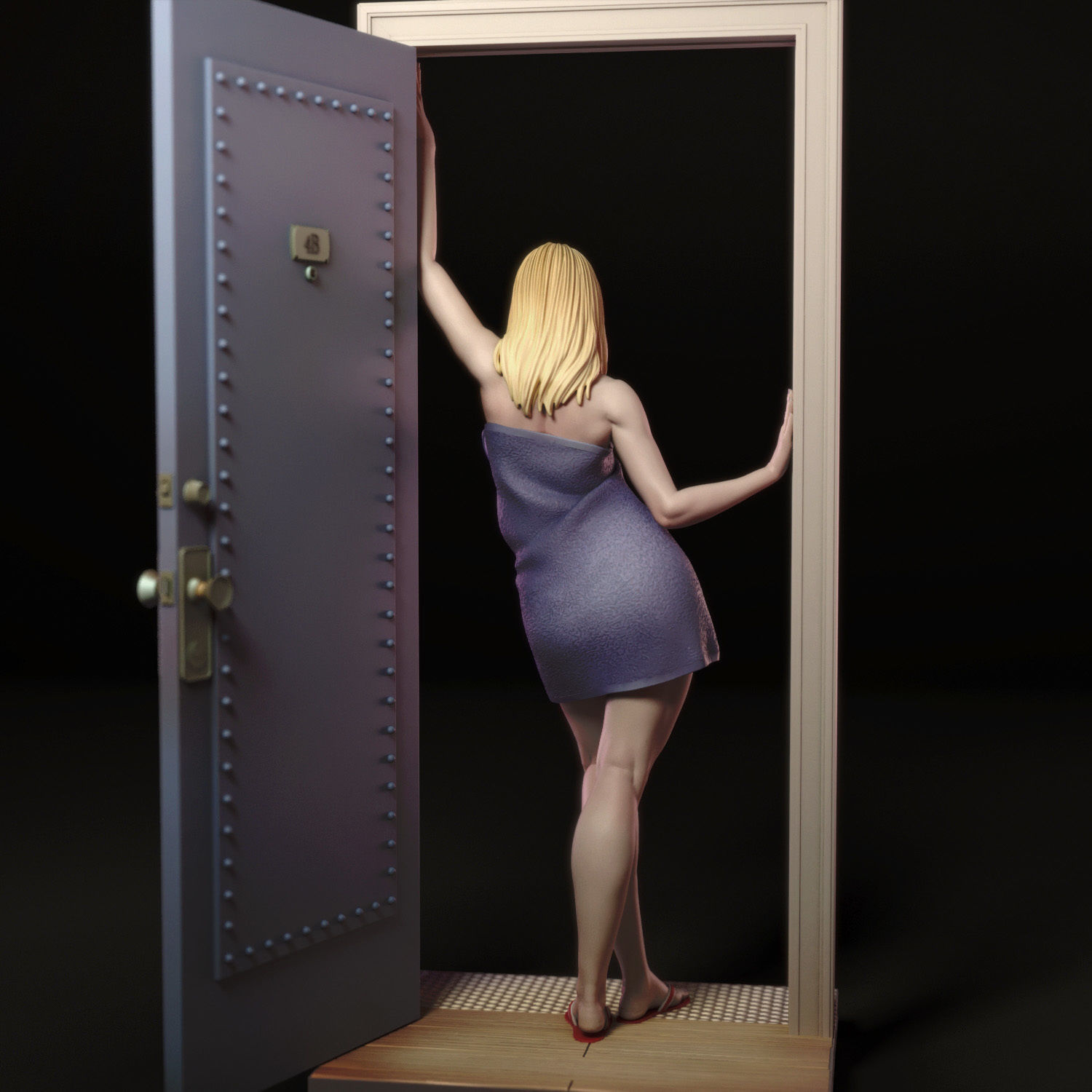 Penny Hofstadter 3D print model_13