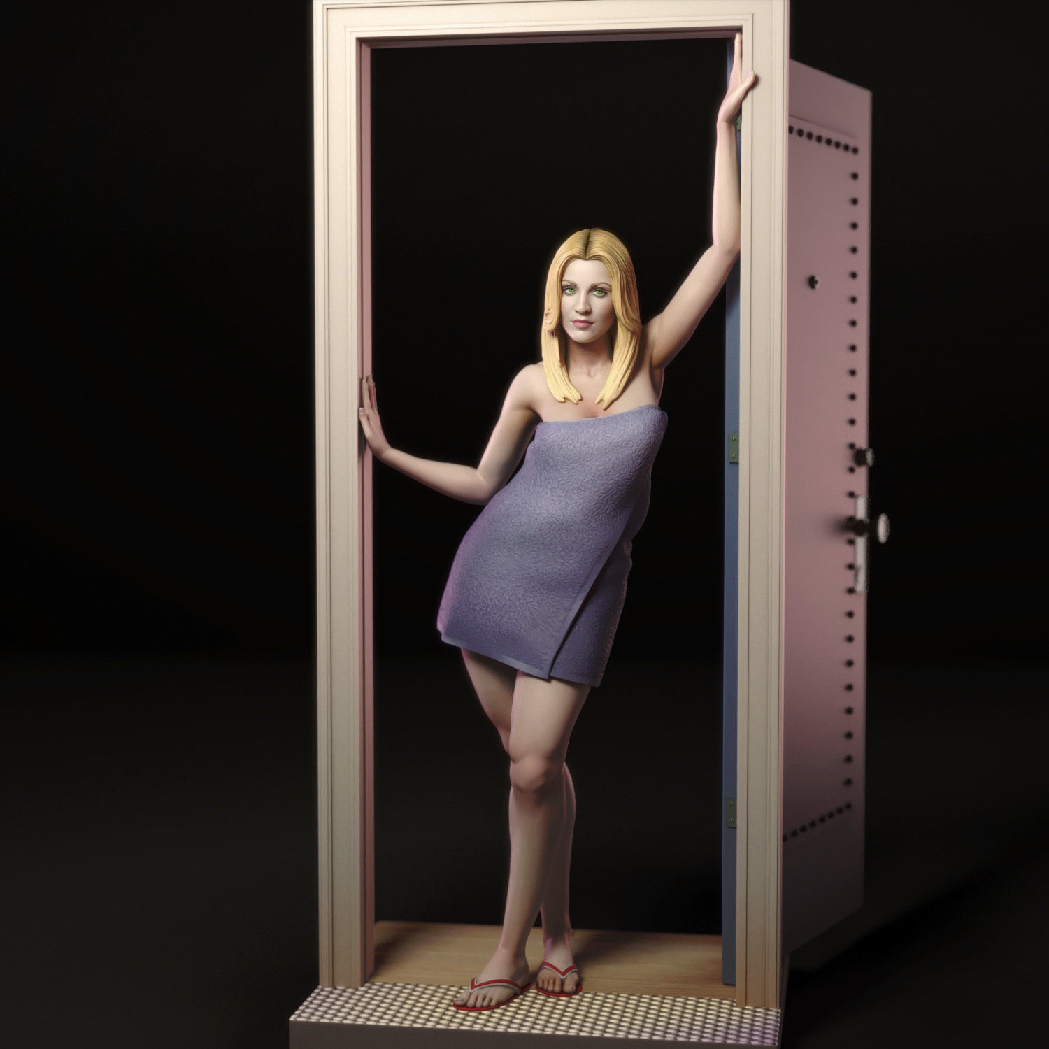 Penny Hofstadter 3D print model_12