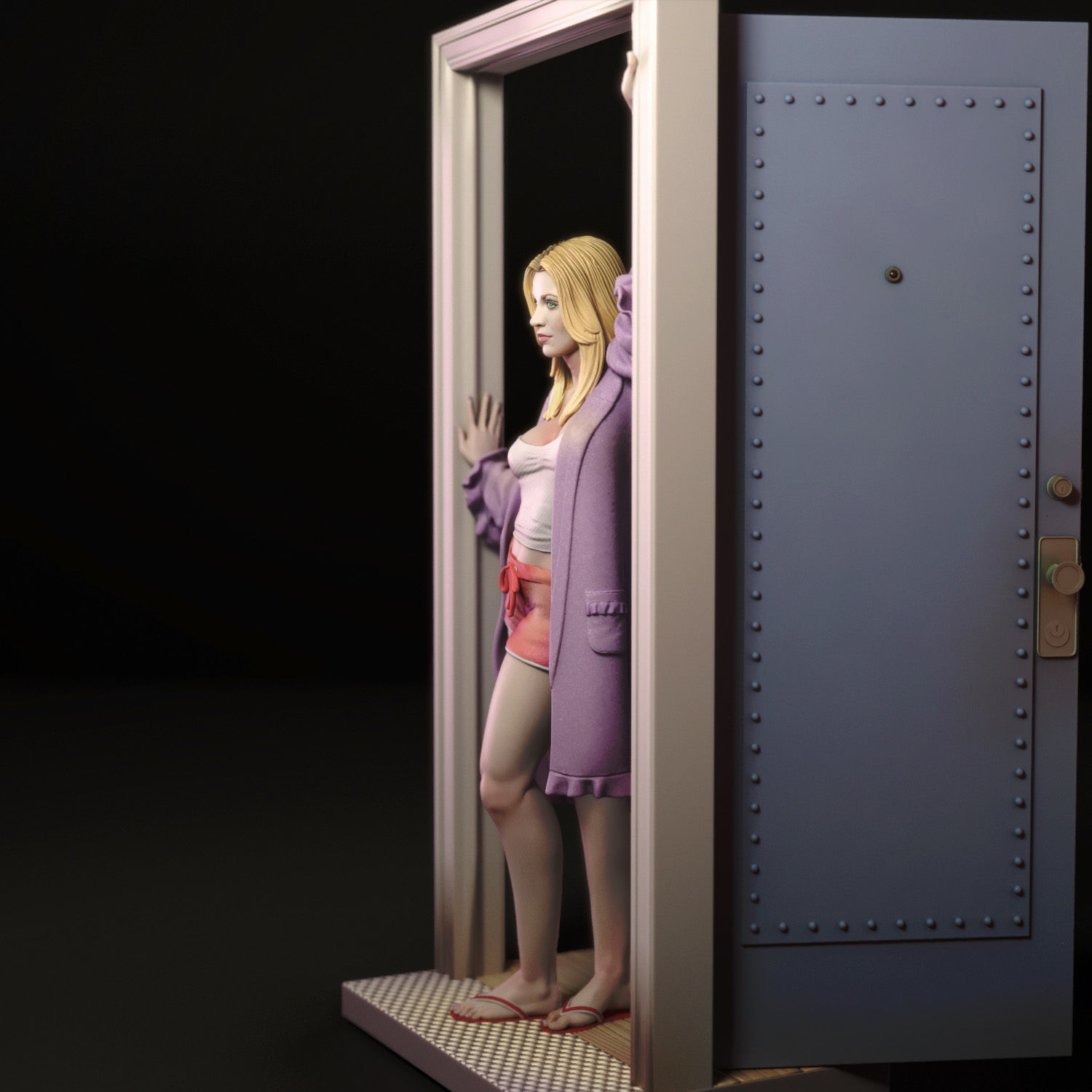 Penny Hofstadter 3D print model_4