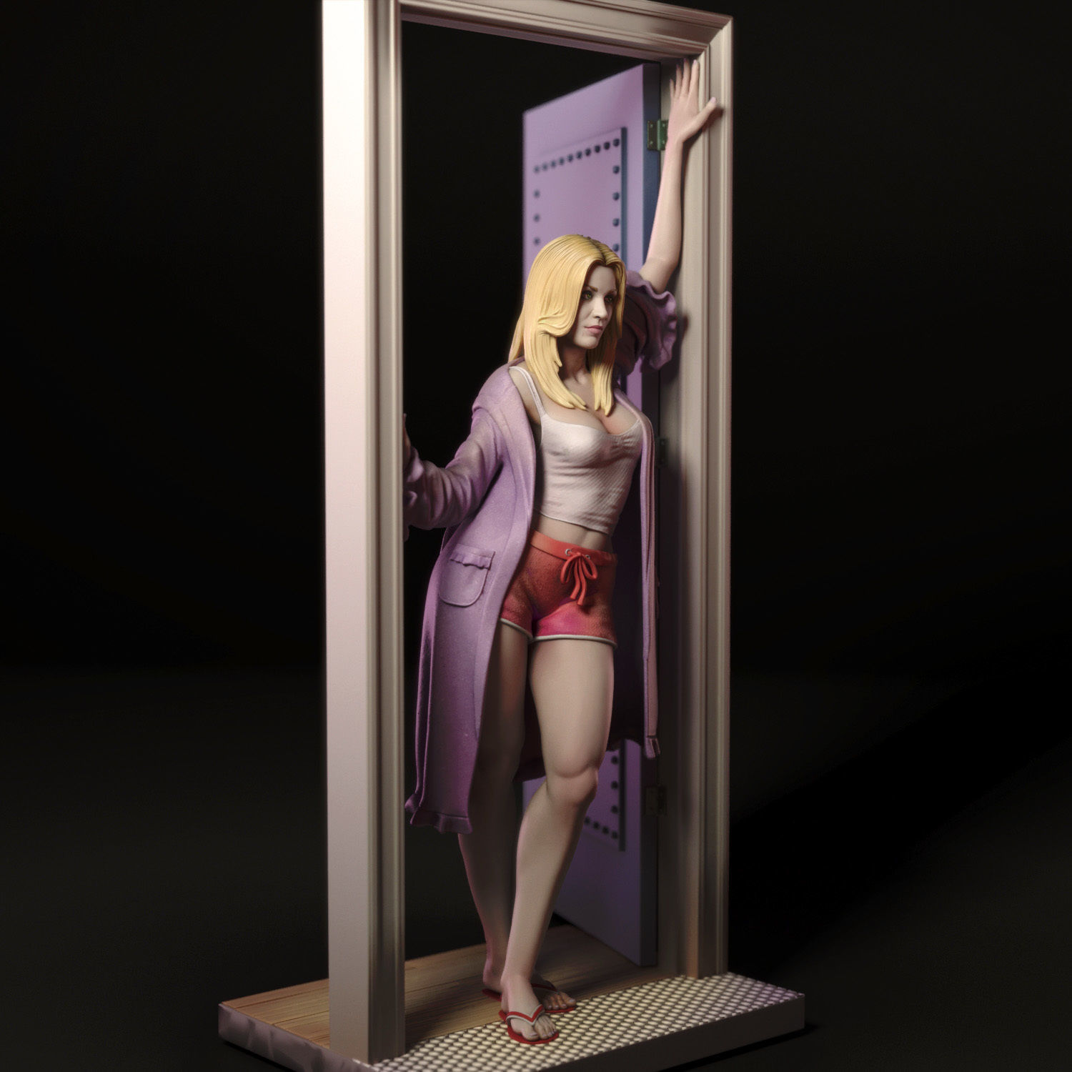 Penny Hofstadter 3D print model_1