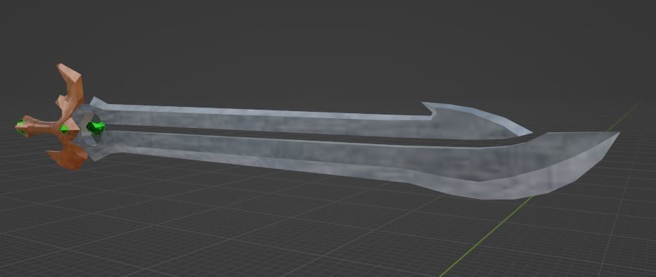 Magic Sword  -  High Poly Free low-poly 3D model_6