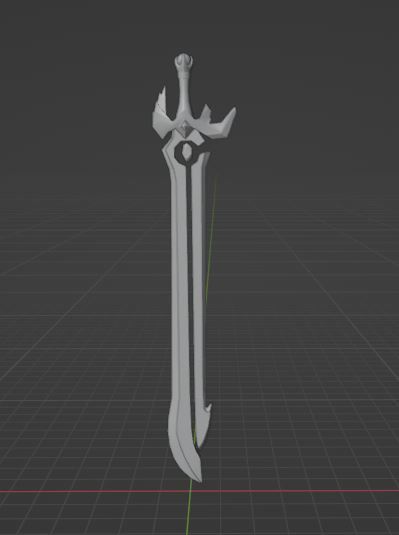 Magic Sword  -  High Poly Free low-poly 3D model_3