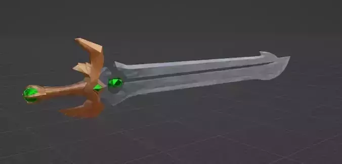 Magic Sword  -  High Poly