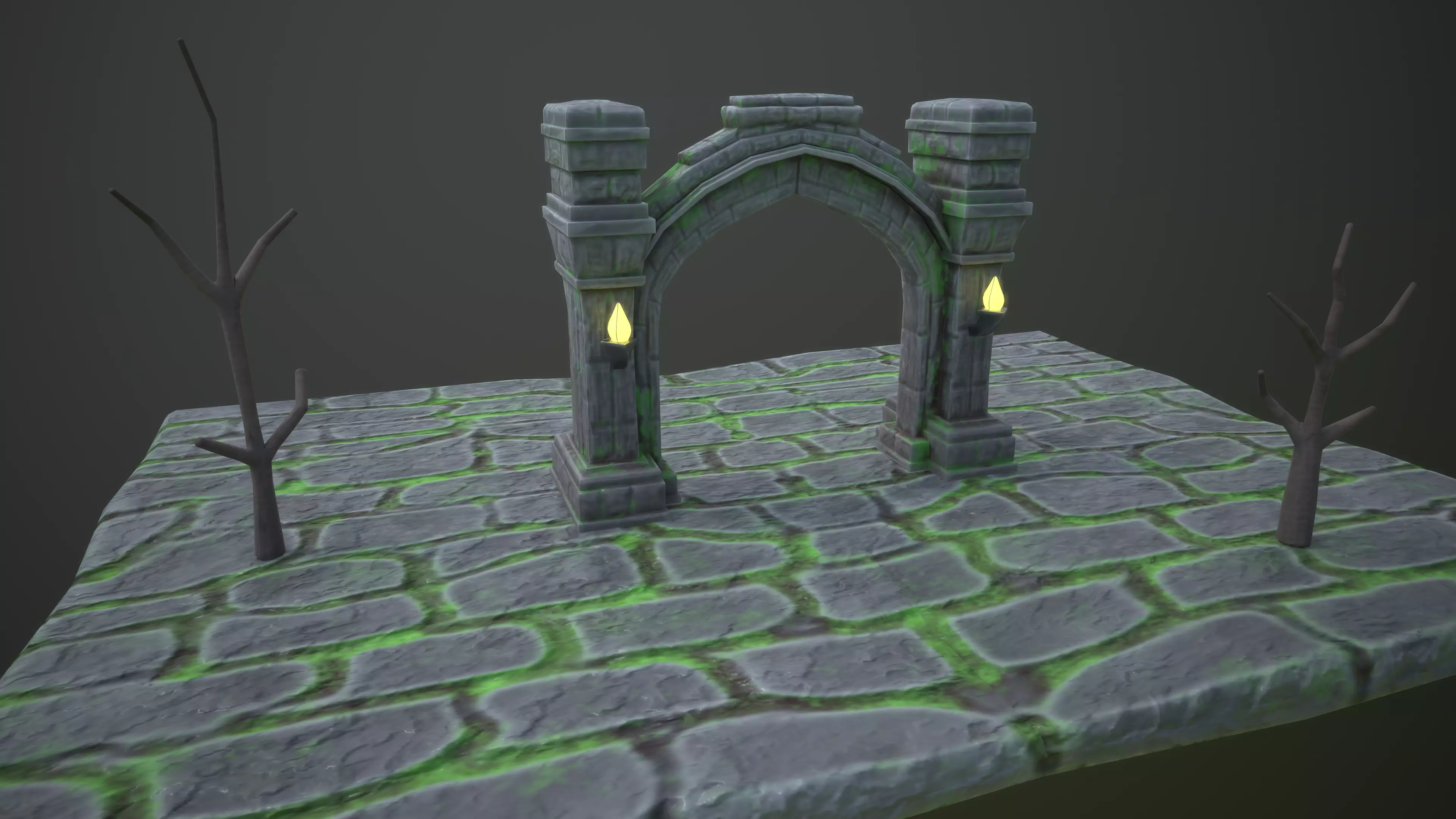 arcway Free low-poly 3D model