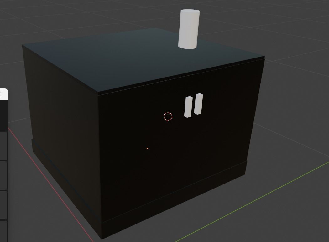 Cabinet 3D model_2