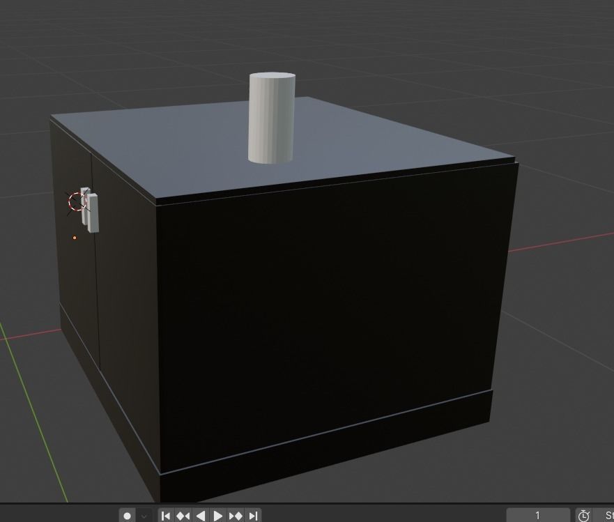 Cabinet 3D model_4