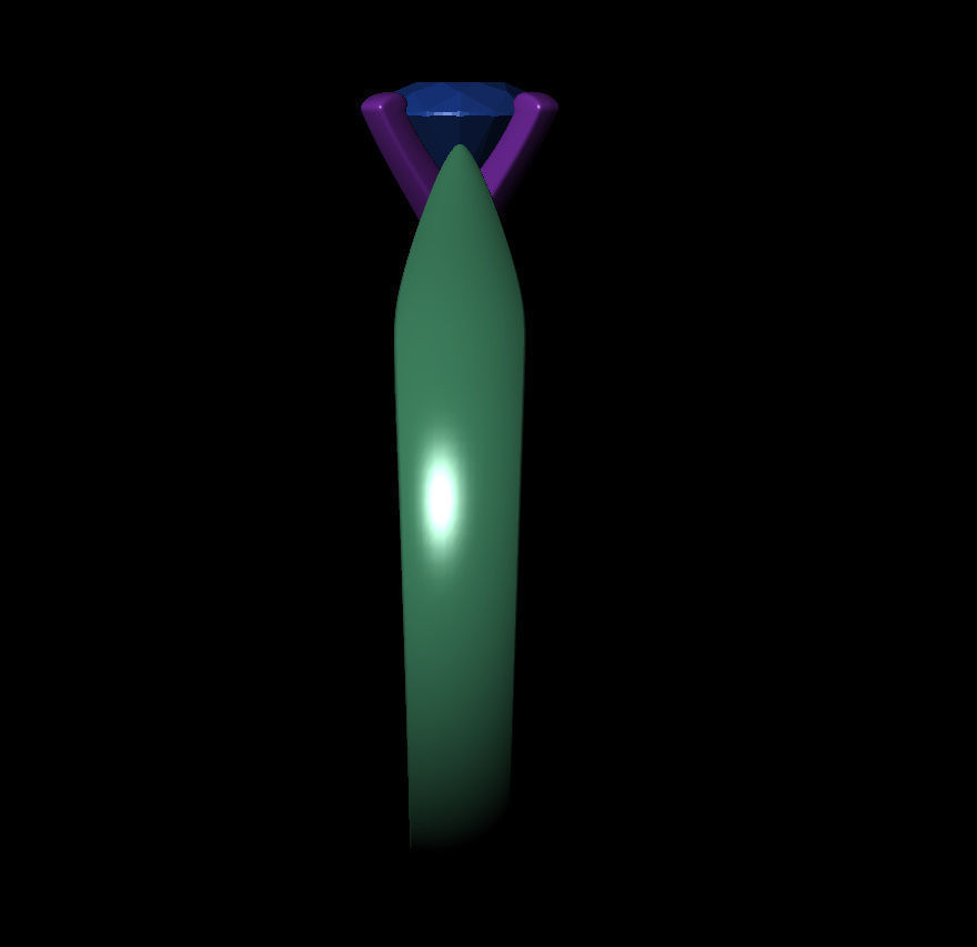 Round 0-75-CT Quarter Round Profile Shank Width 3-25mm 3D print model_10