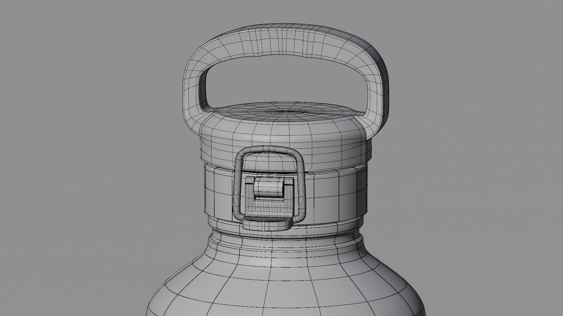 Sport Bottle 3D model_8