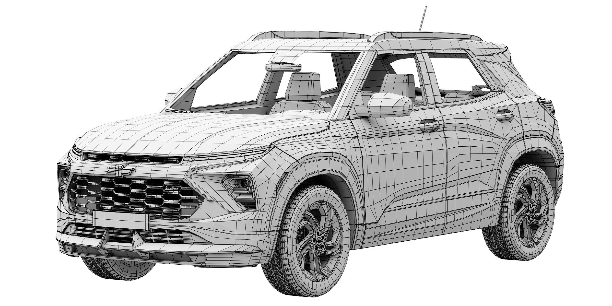 Chevrolet Trailblazer RS 2024 3D model_13