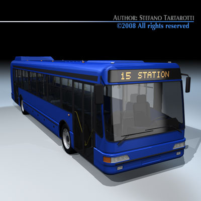 Intercity bus 3D model_6