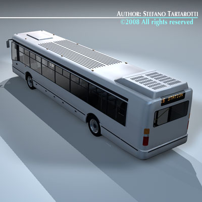 Intercity bus 3D model_3