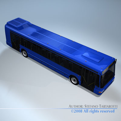 Intercity bus 3D model_7