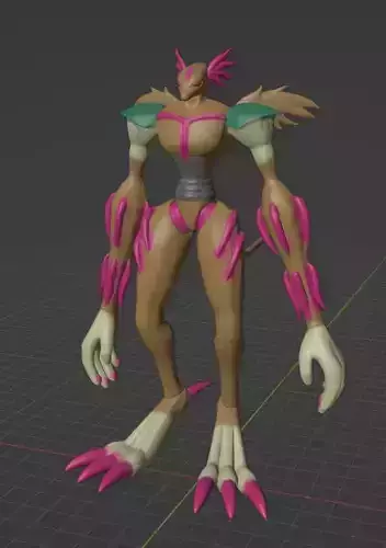 arcadiamon champion 3D print model