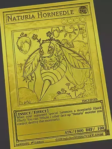 naturia horneedle - yugioh