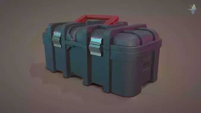 Tool Box Low-poly 3D model