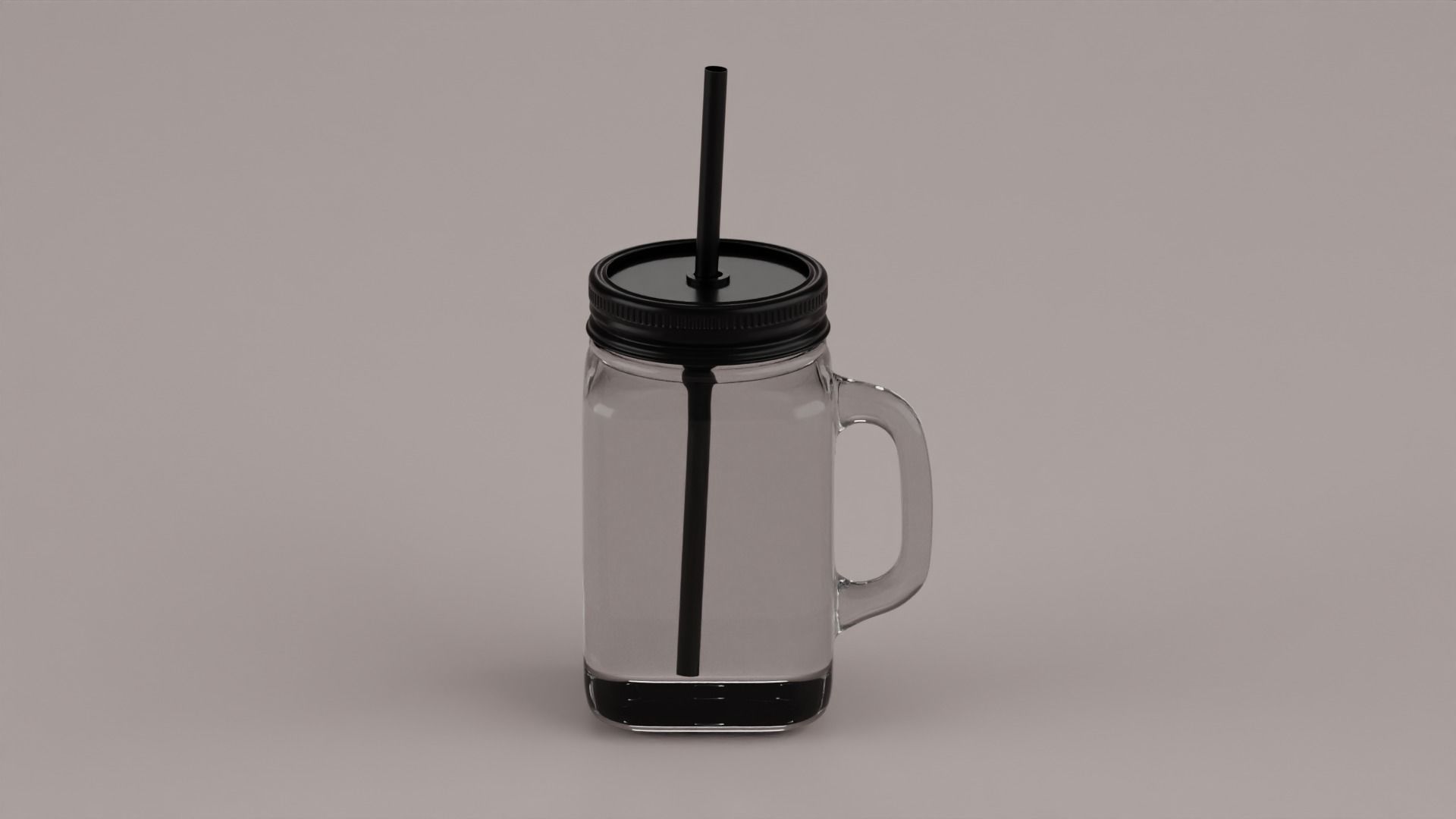 Mason Jar 3D model_1