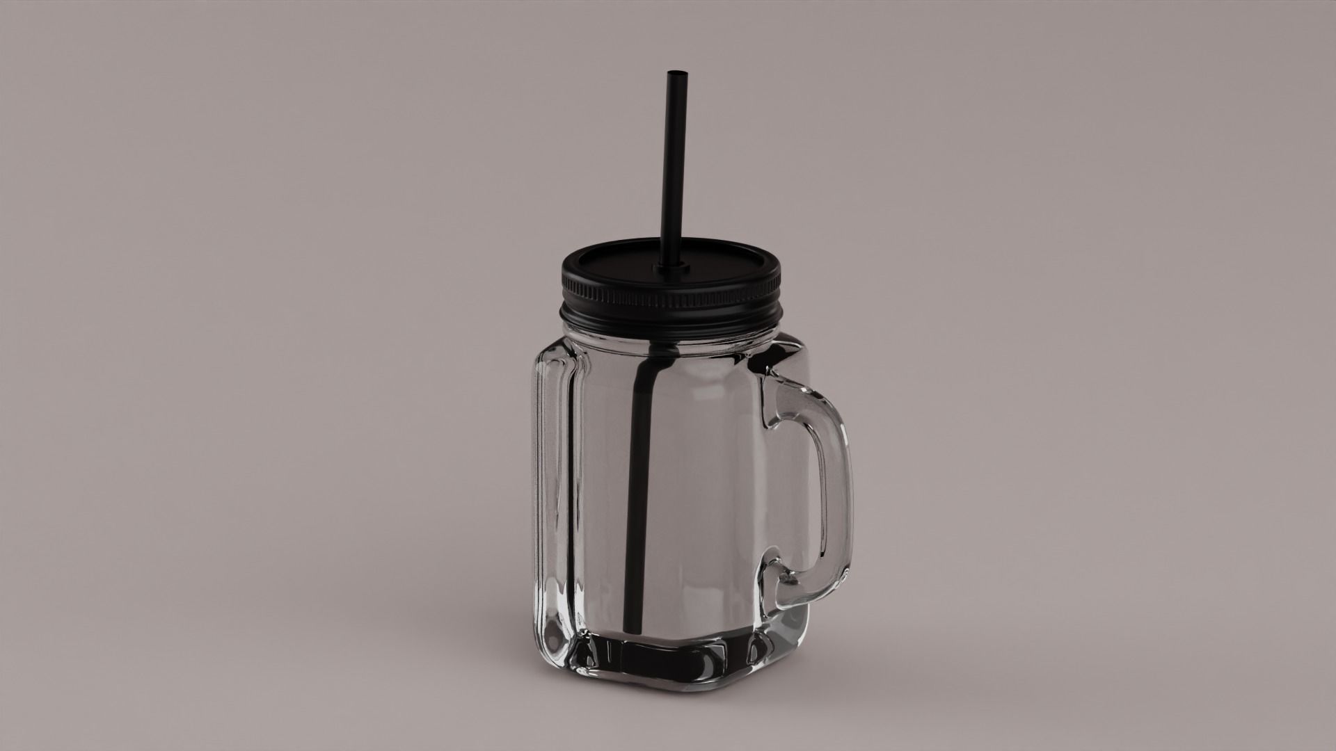 Mason Jar 3D model_3