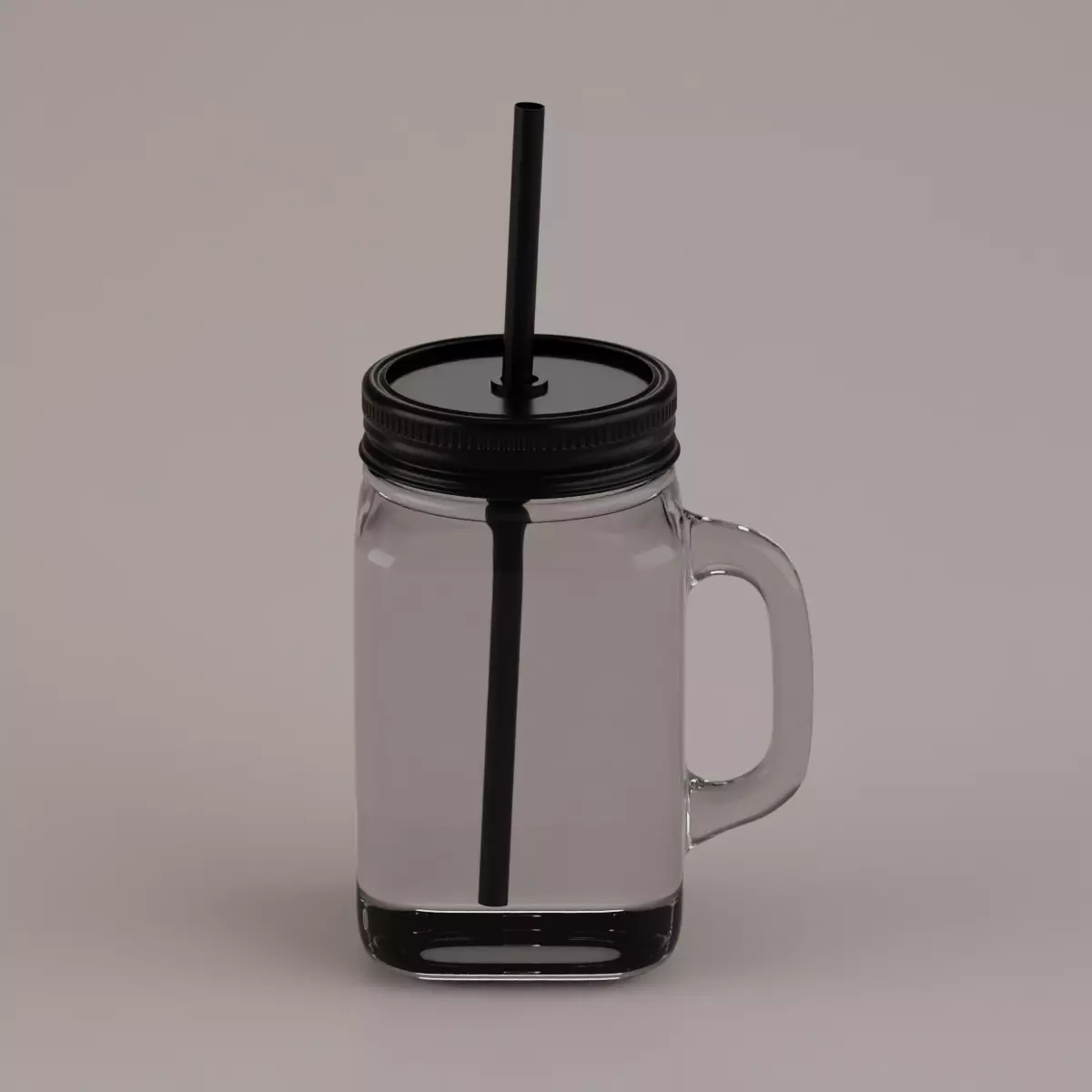 Mason Jar 3D model_0