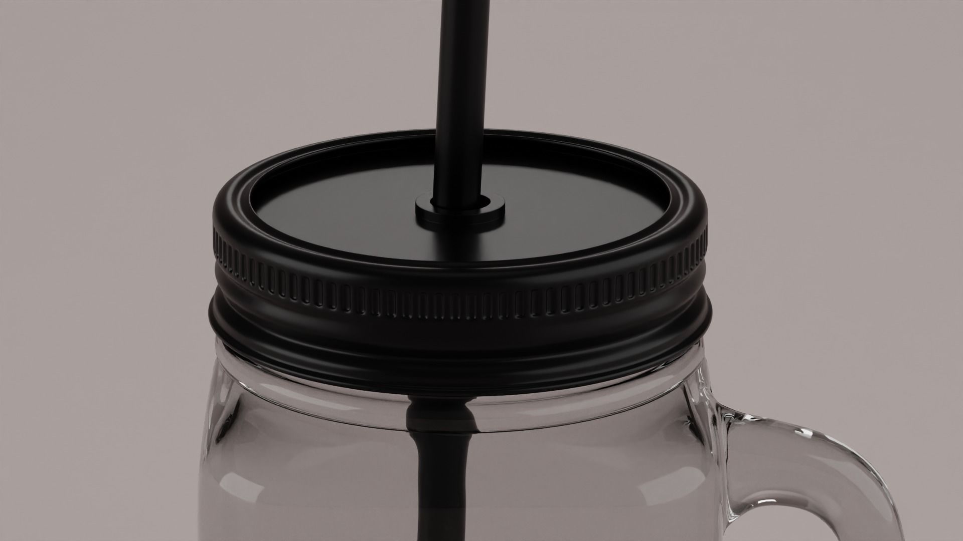 Mason Jar 3D model_4
