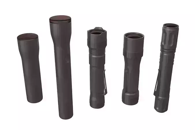 Flashlights Set  3D model