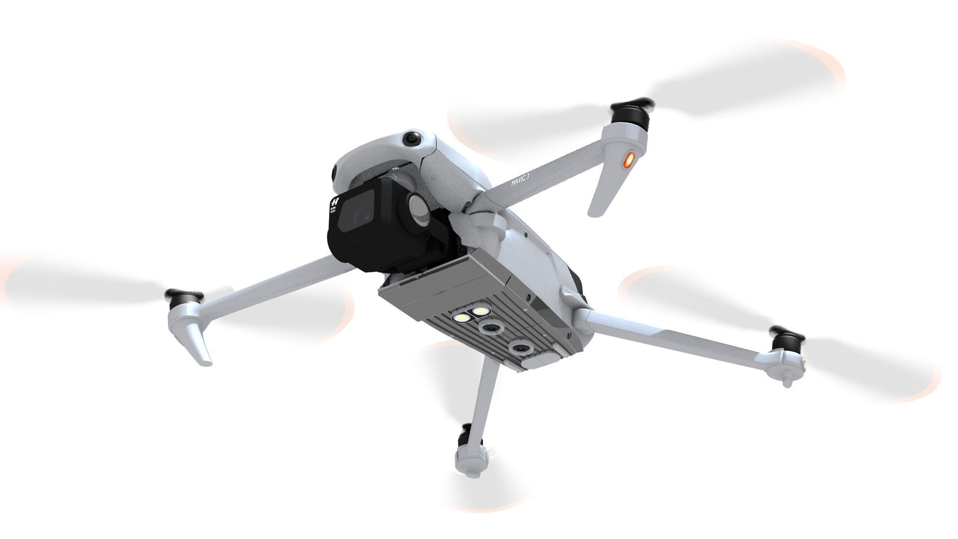 DJI Mavic 3 drone 3D model_3