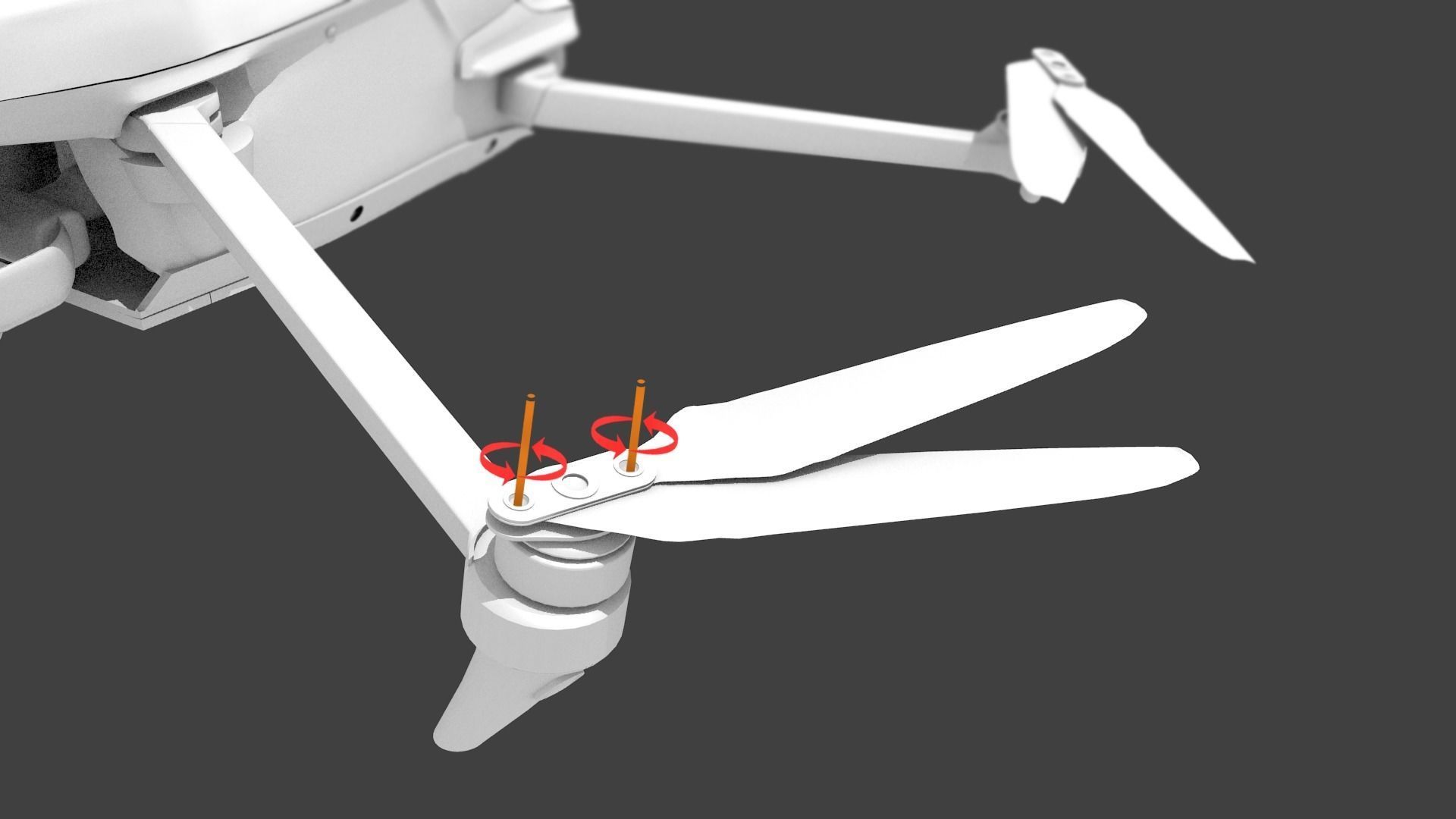 DJI Mavic 3 drone 3D model_14