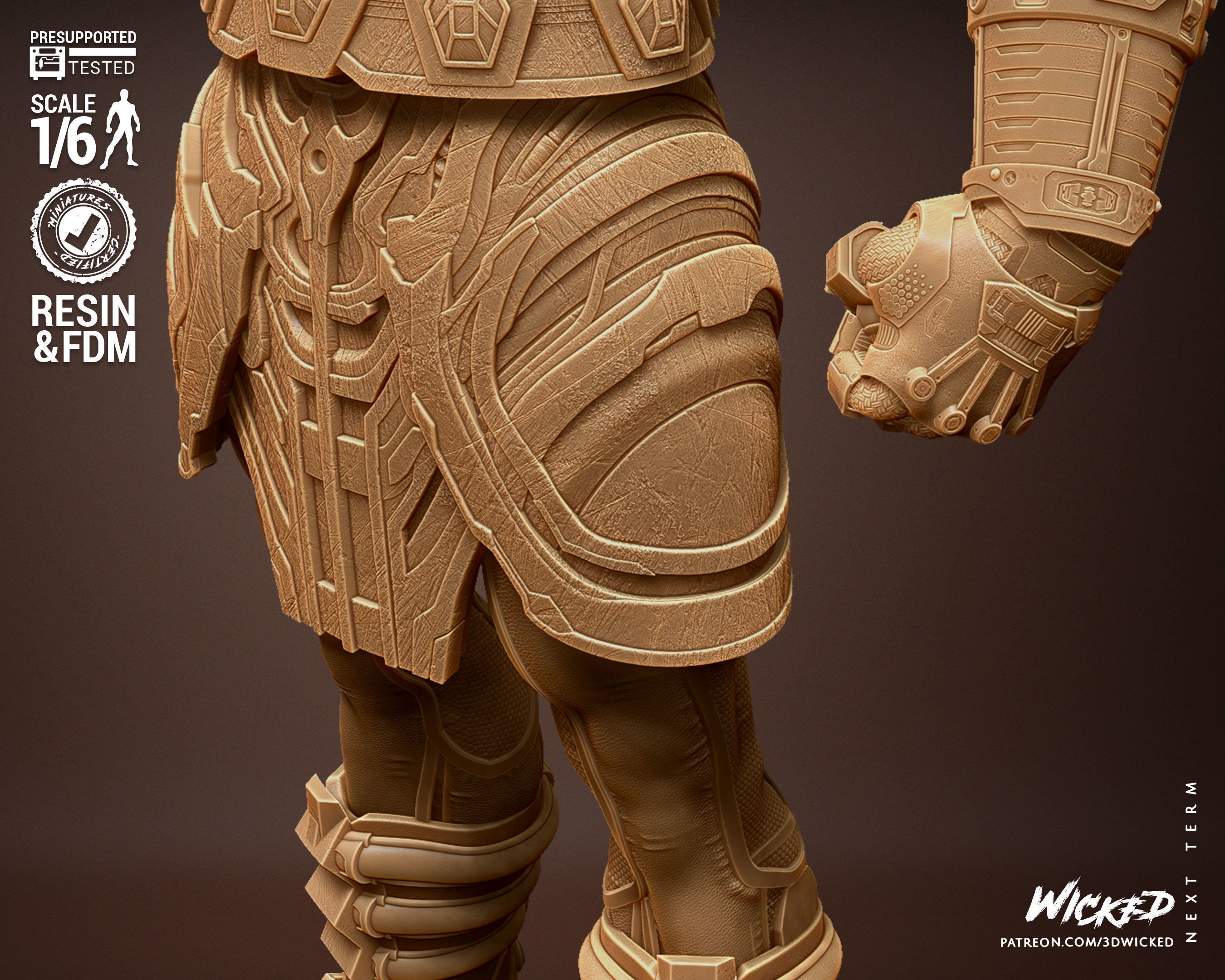 Wicked Marvel Galactus Sculpture Tested for 3D printing 3D print model_45