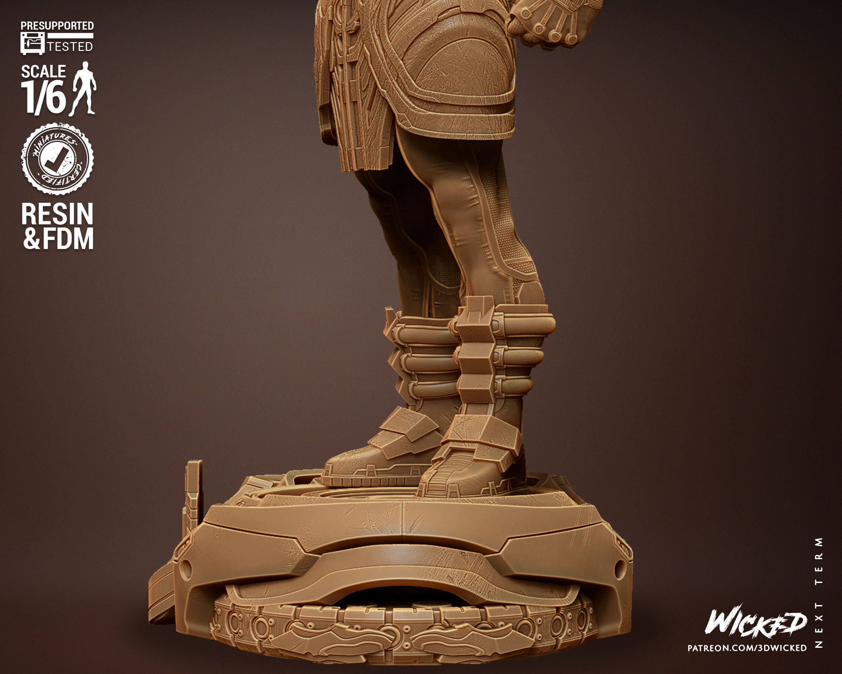 Wicked Marvel Galactus Sculpture Tested for 3D printing 3D print model_29