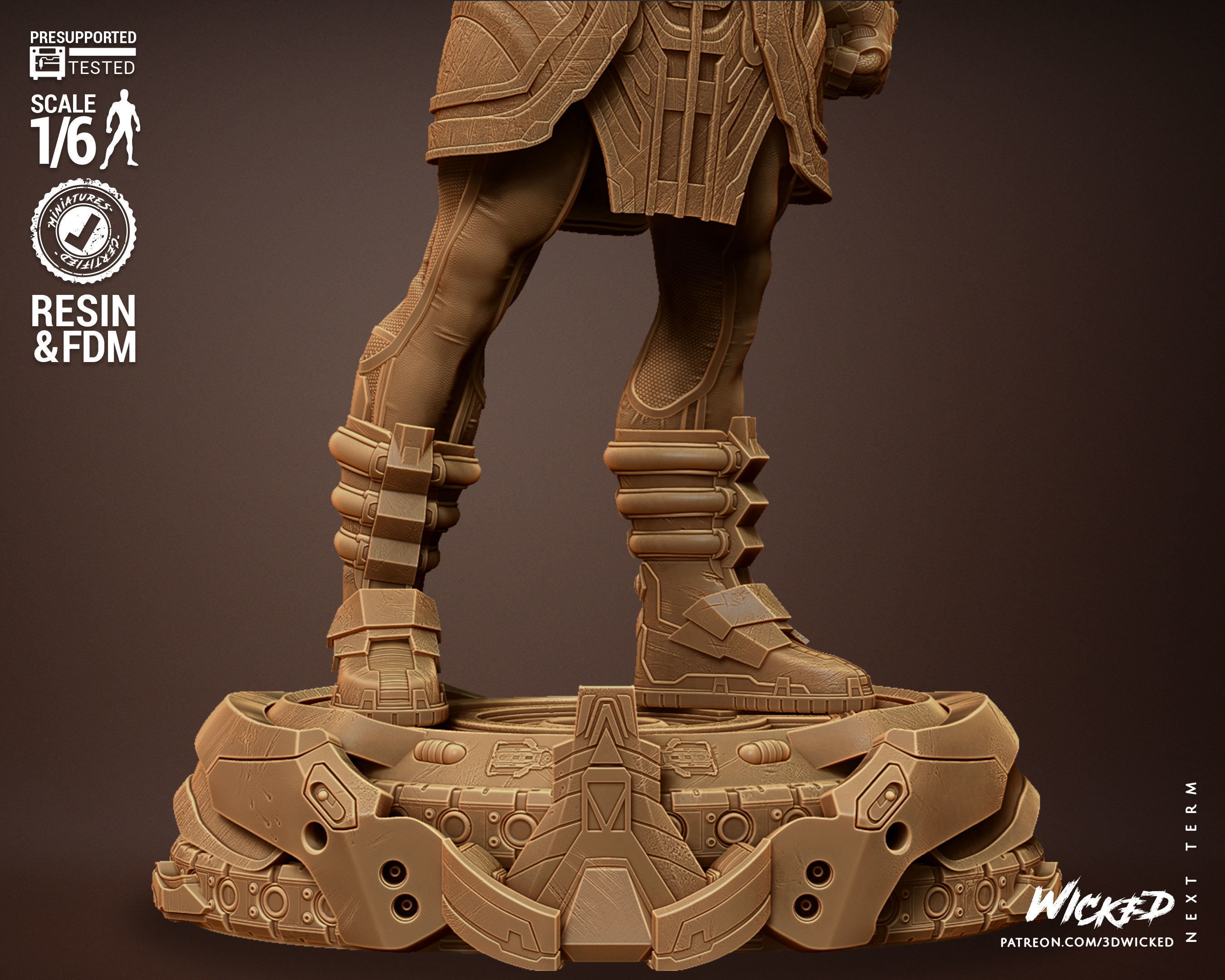 Wicked Marvel Galactus Sculpture Tested for 3D printing 3D print model_26