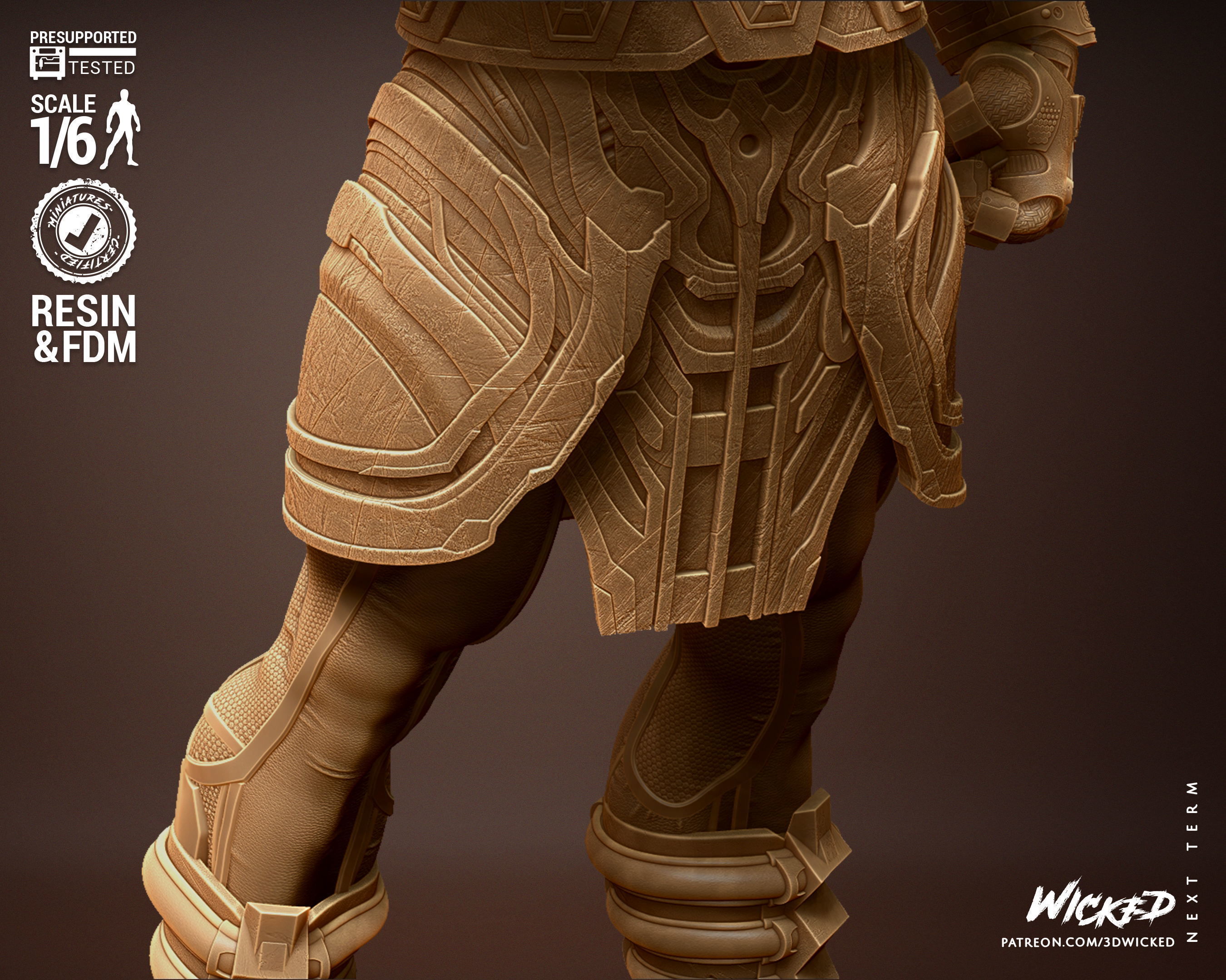 Wicked Marvel Galactus Sculpture Tested for 3D printing 3D print model_42