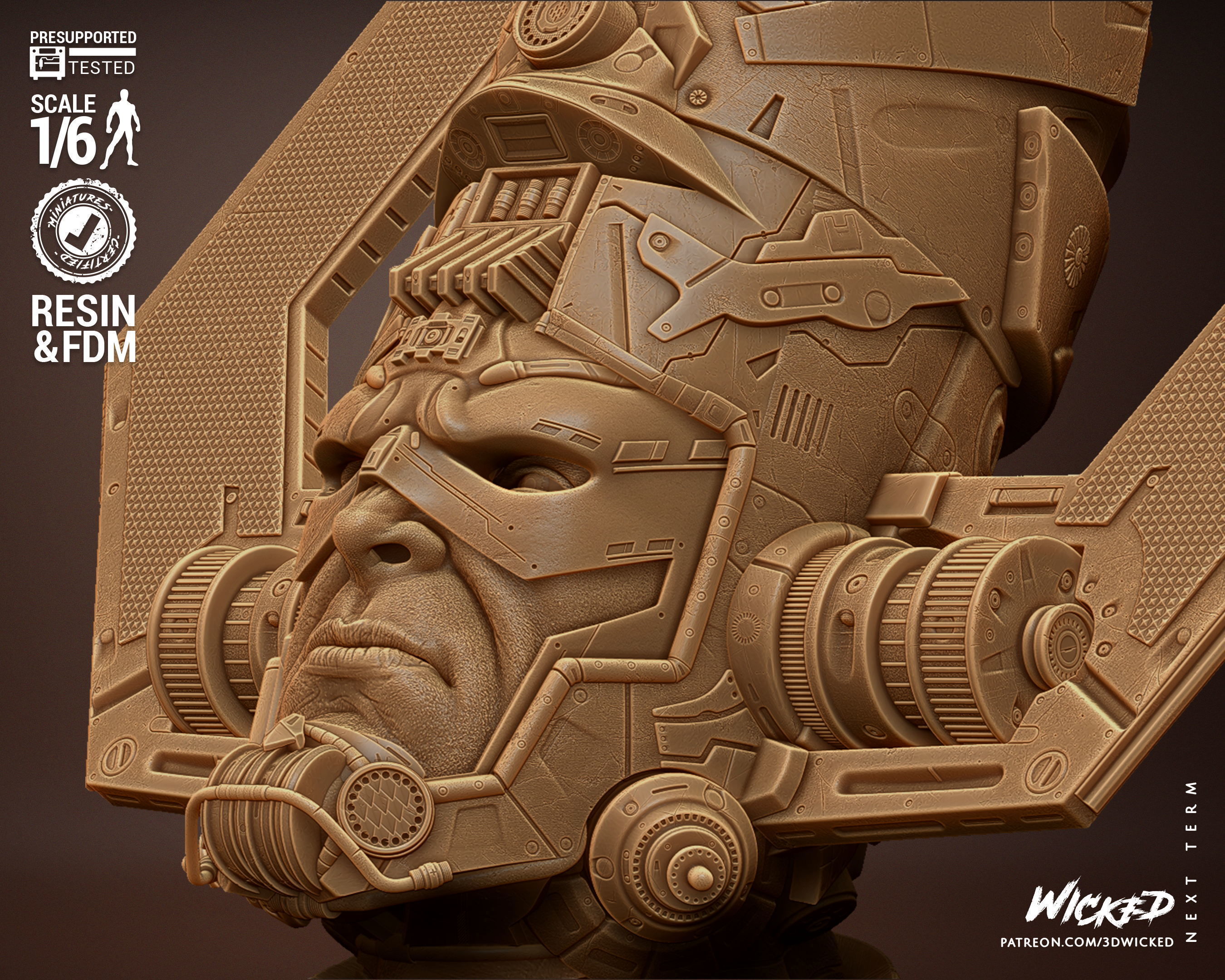 Wicked Marvel Galactus Sculpture Tested for 3D printing 3D print model_53