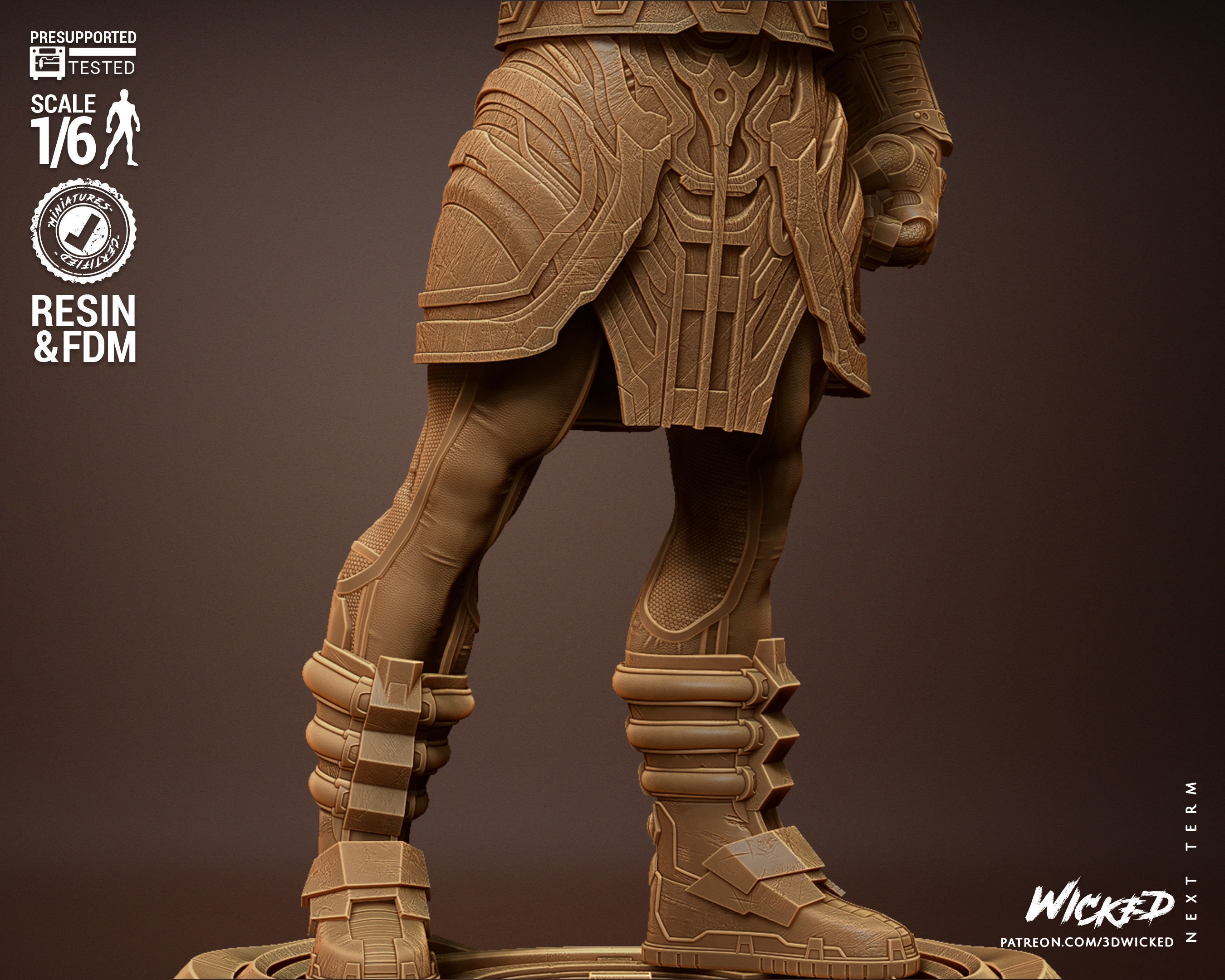 Wicked Marvel Galactus Sculpture Tested for 3D printing 3D print model_47