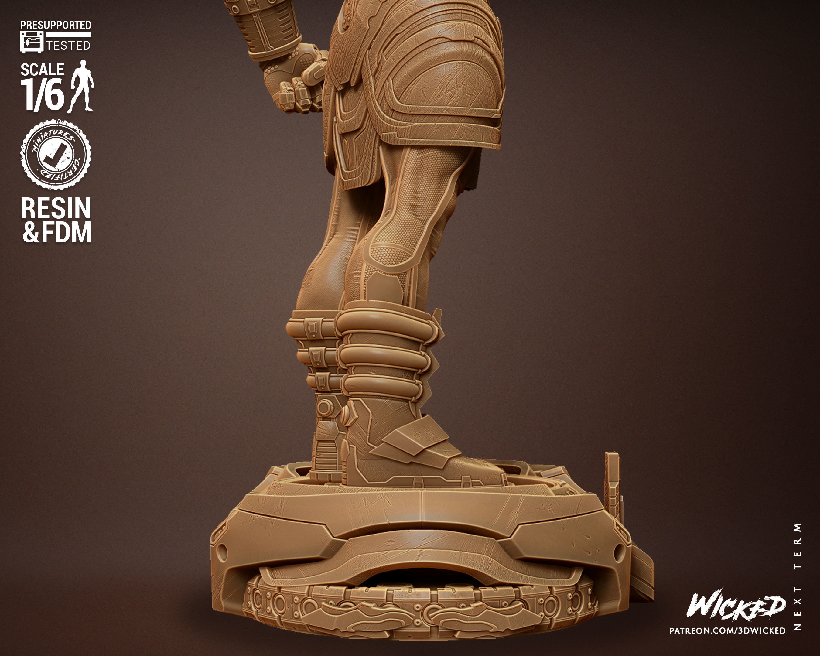 Wicked Marvel Galactus Sculpture Tested for 3D printing 3D print model_32