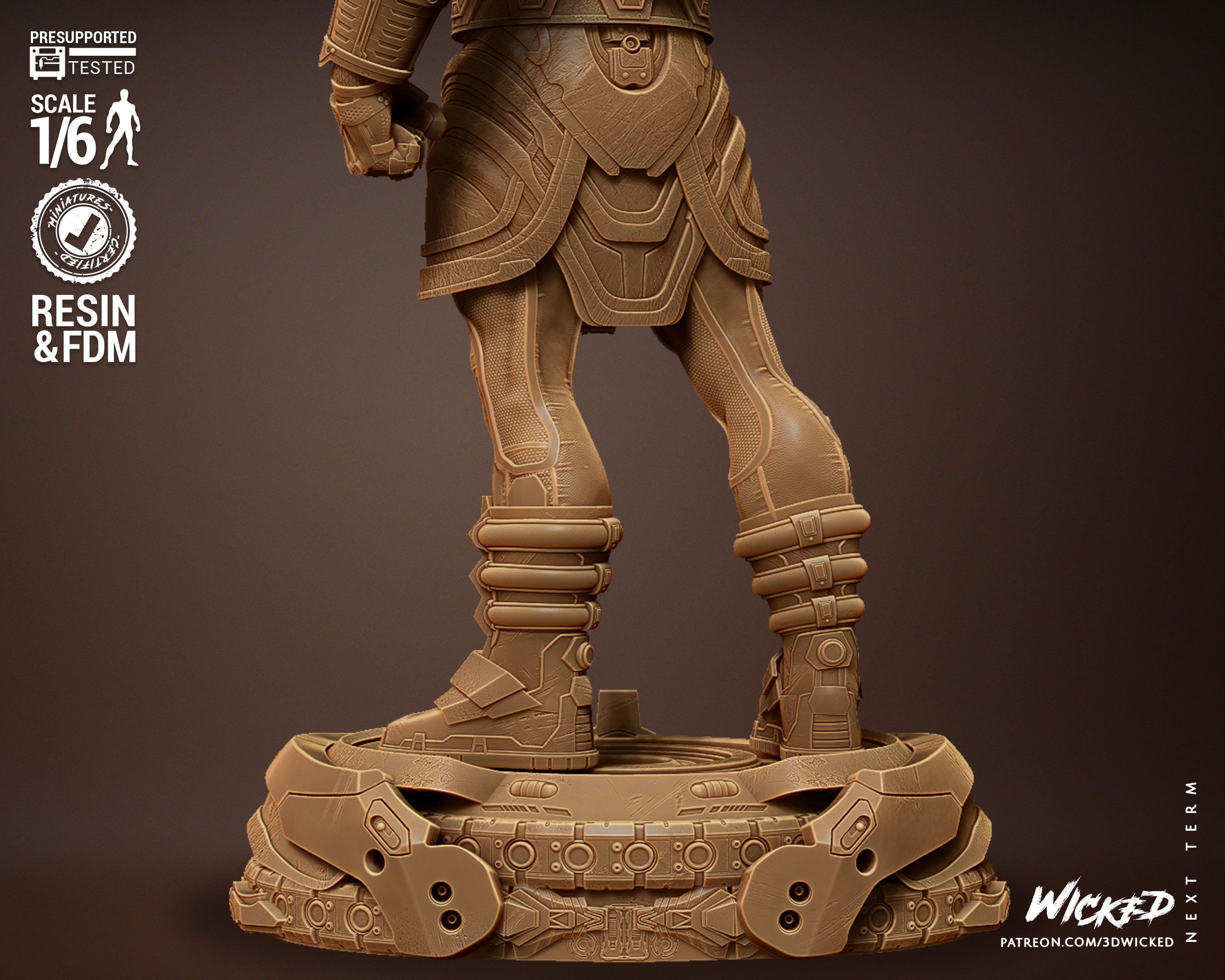 Wicked Marvel Galactus Sculpture Tested for 3D printing 3D print model_30