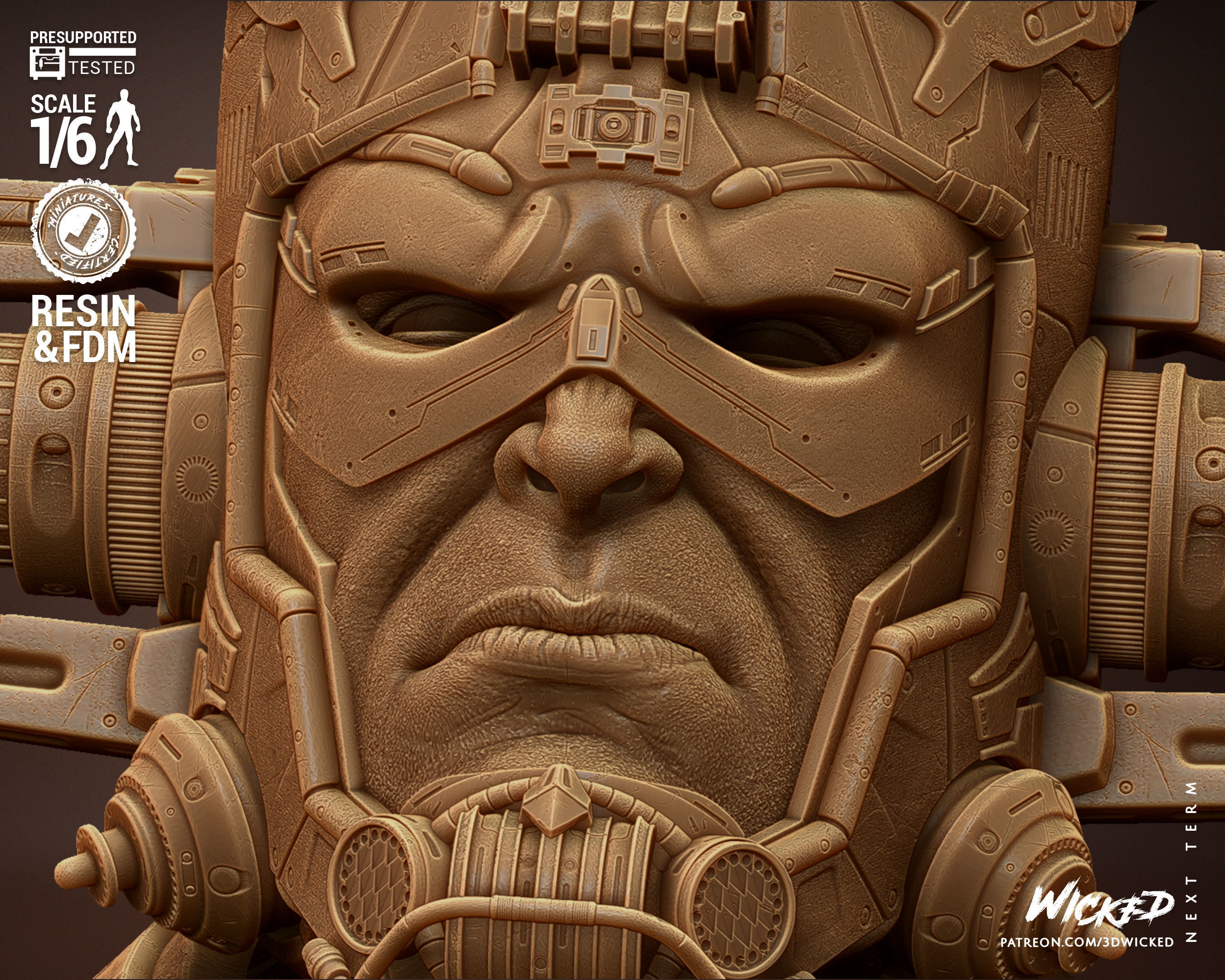 Wicked Marvel Galactus Sculpture Tested for 3D printing 3D print model_56