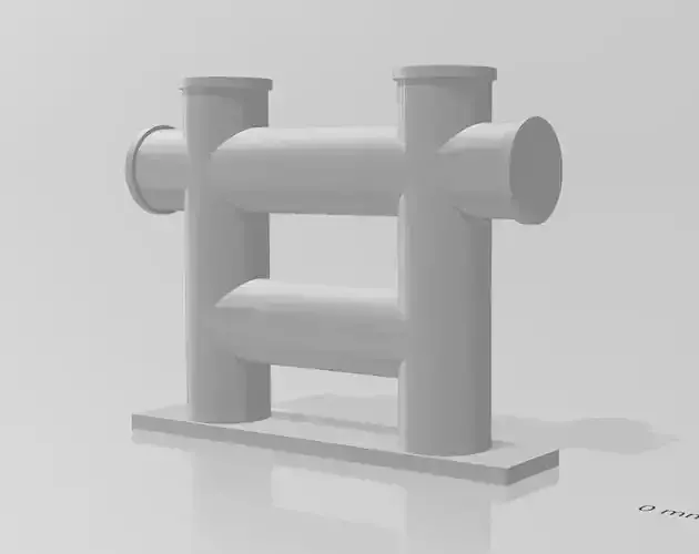 A hawse for a tugboat model 3D print model