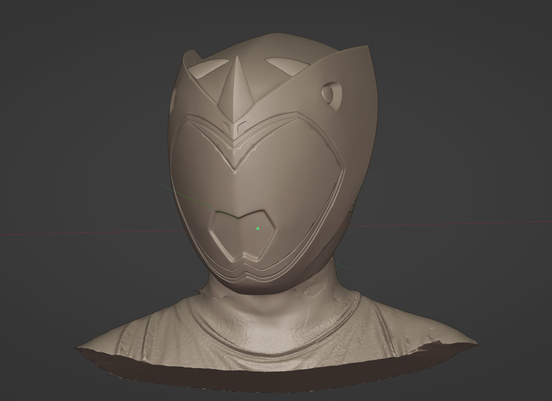 Sentai kyoryuger Pink helmet 3D print model_4