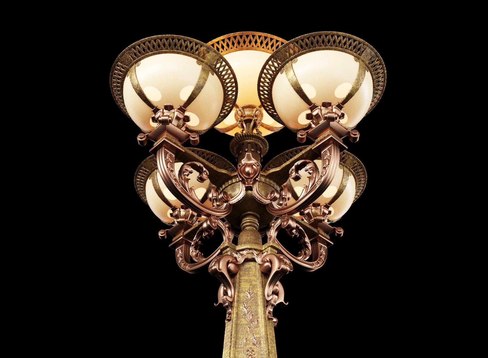  Street Light 3D model_2