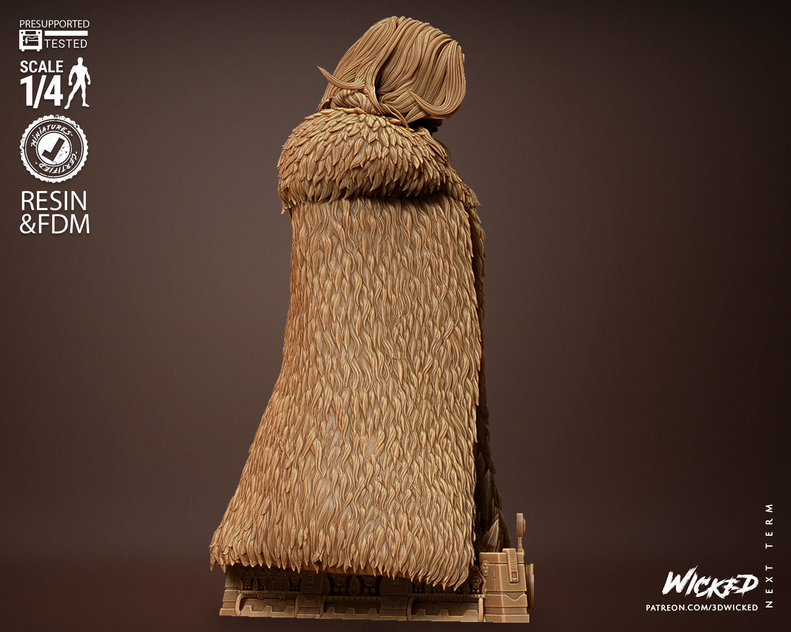 Wicked Marvel Emma Frost Bust Tested for 3D printing 3D print model_46