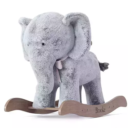 PotteryBarn Kids Elephant Plush Rocker