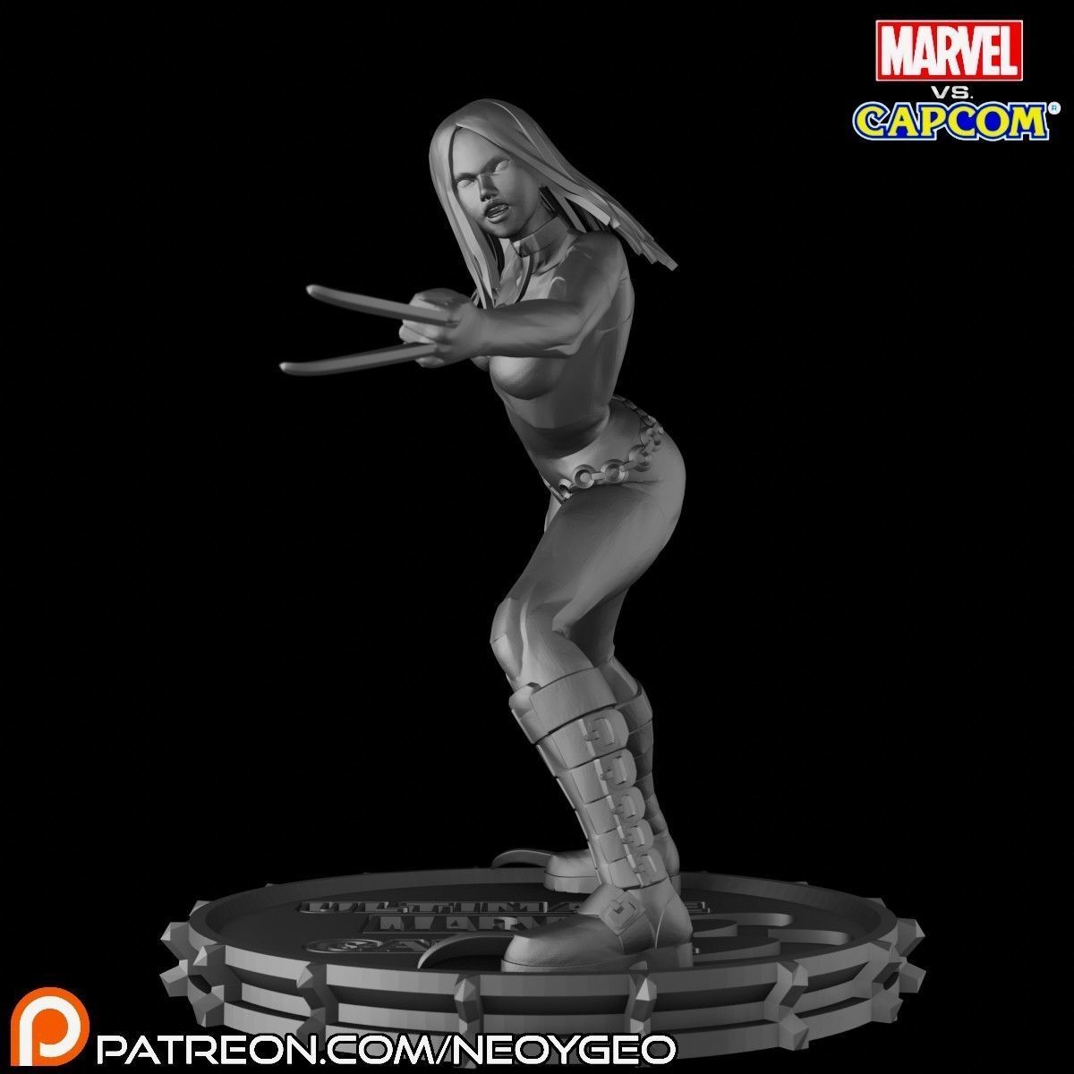 X-23 - MARVEL VS CAPCOM 3 3D print model_1