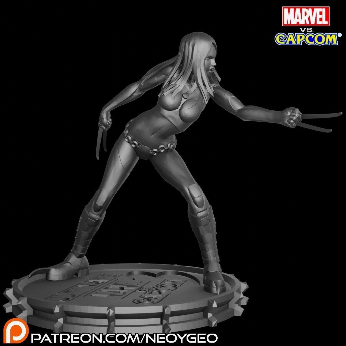 X-23 - MARVEL VS CAPCOM 3 3D print model_2