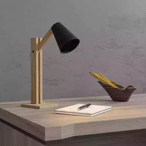 Modern Desk Lamp Design Free 3D model