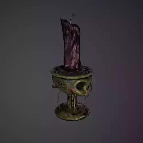 Skull Candelabra 