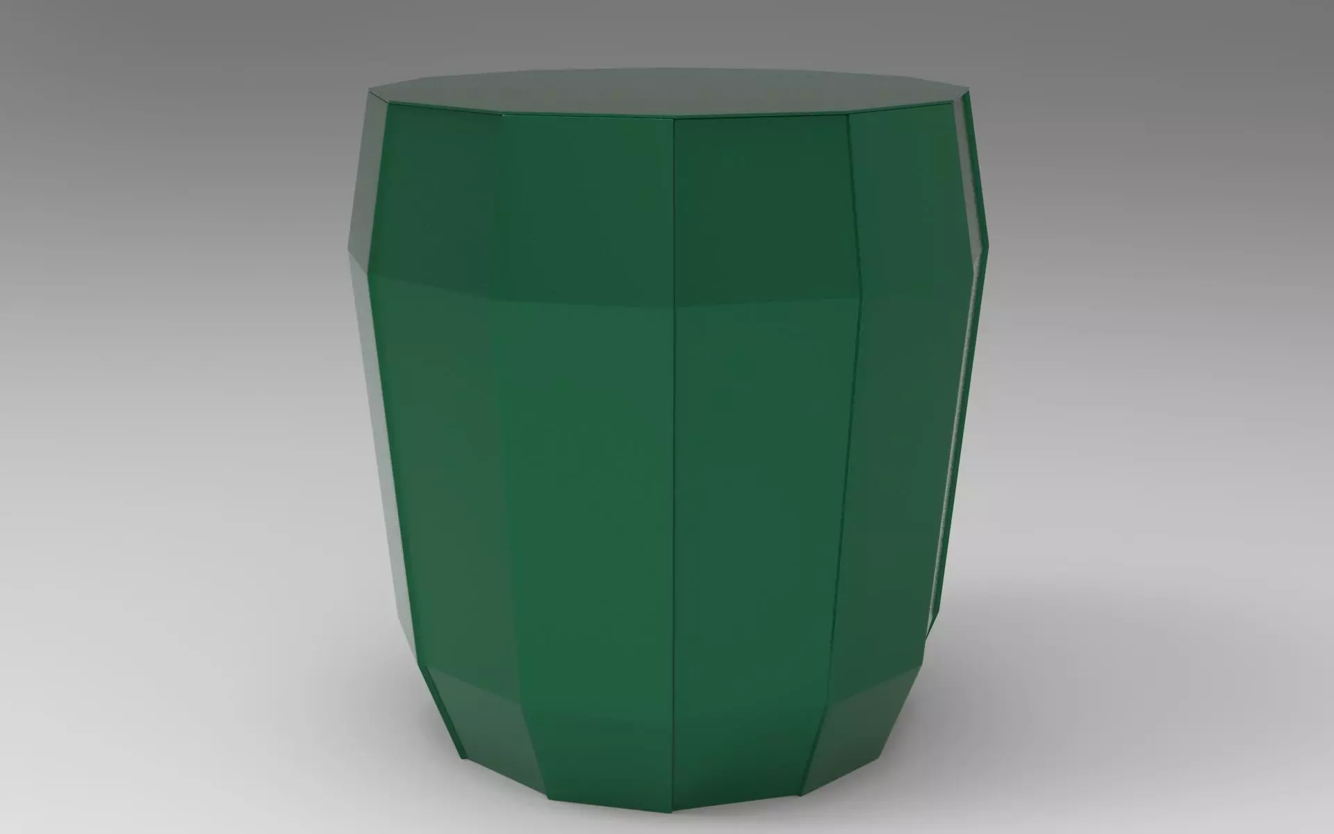 Piks Stool Low-poly 3D model_0