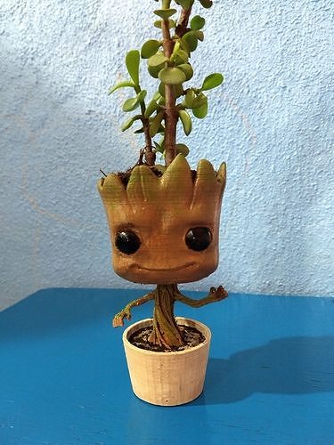 Groot Plant Pot 3D Printing Innovation 3D print model