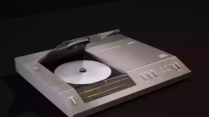 Philips cd 100 compact disc player 3D model