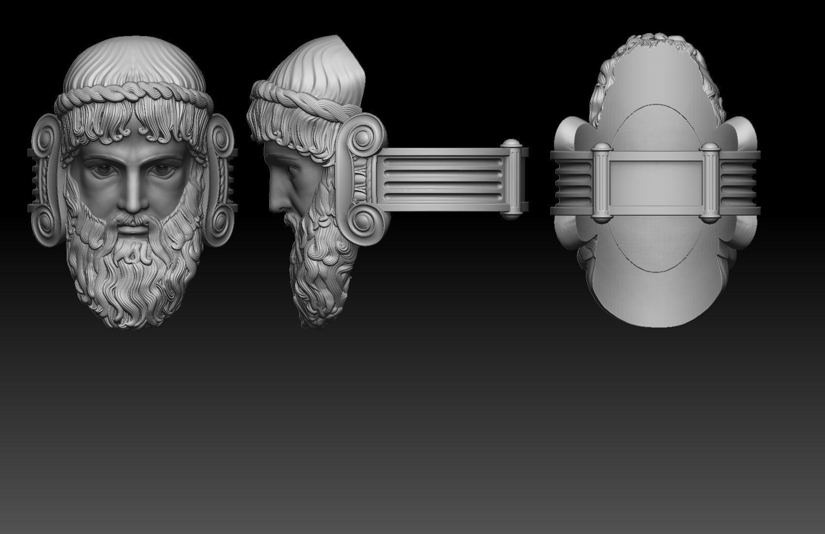 zeus ring 3D print model_1