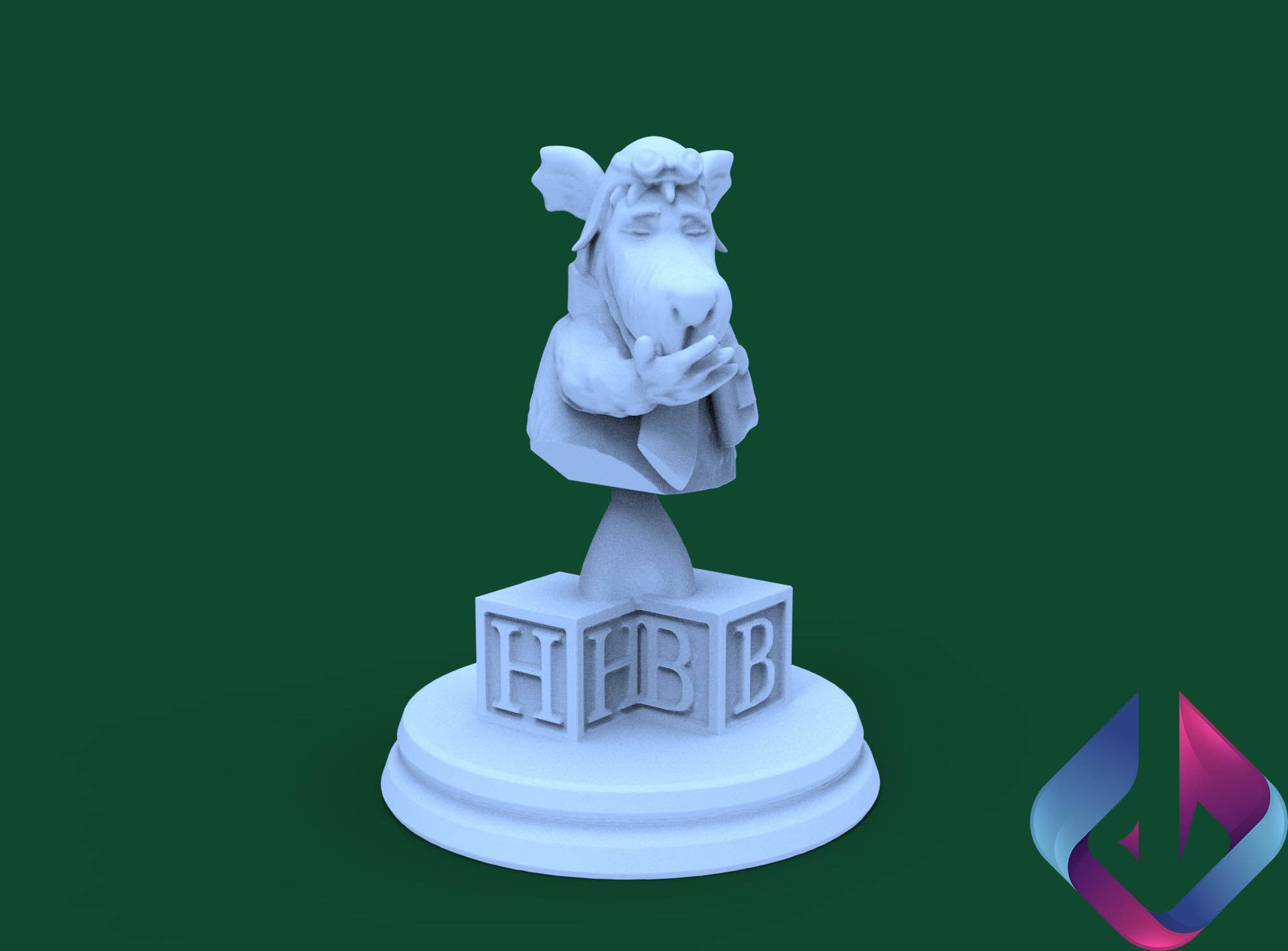 Mutley for 3d printing 3D model_16