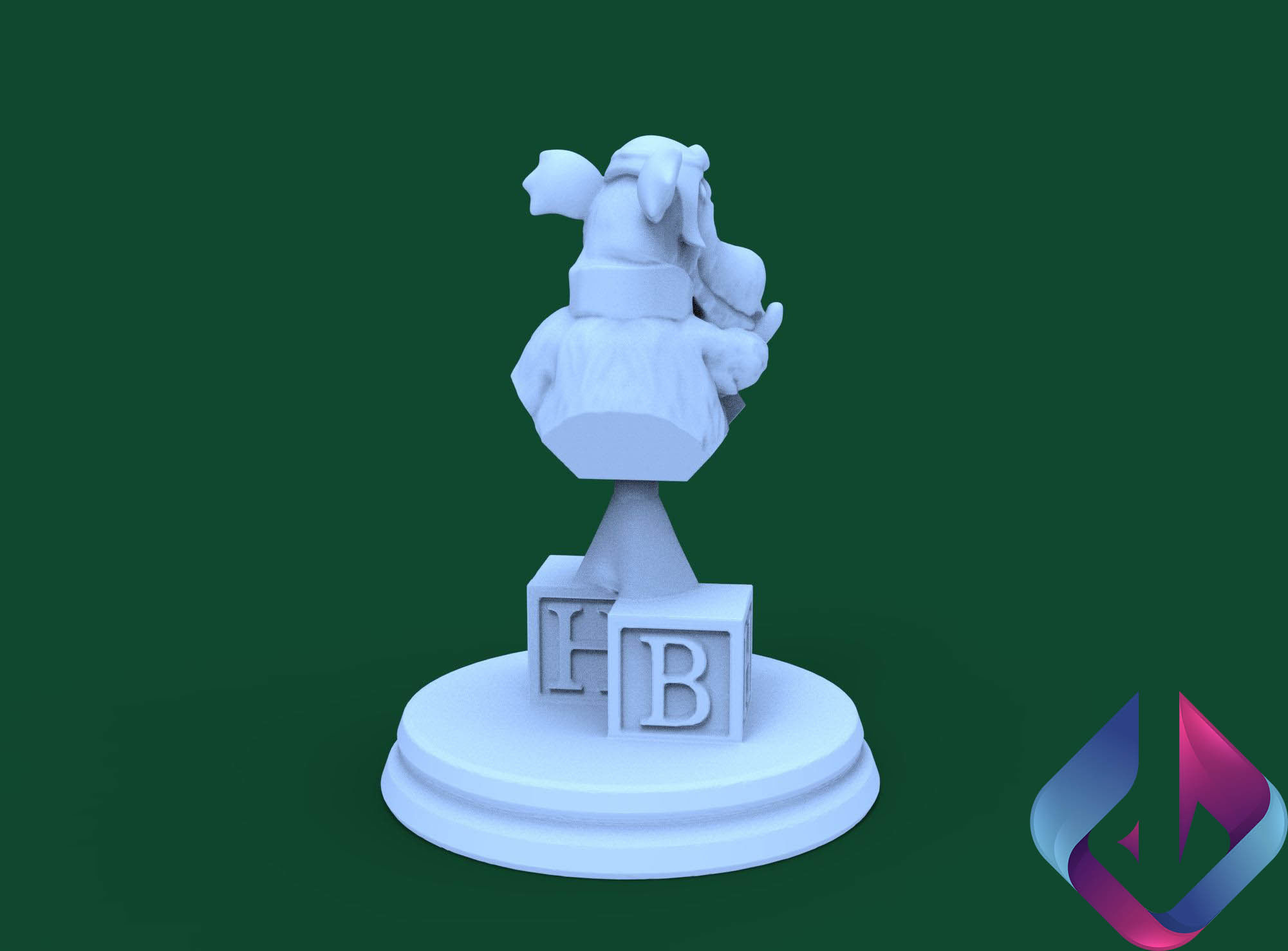 Mutley for 3d printing 3D model_10